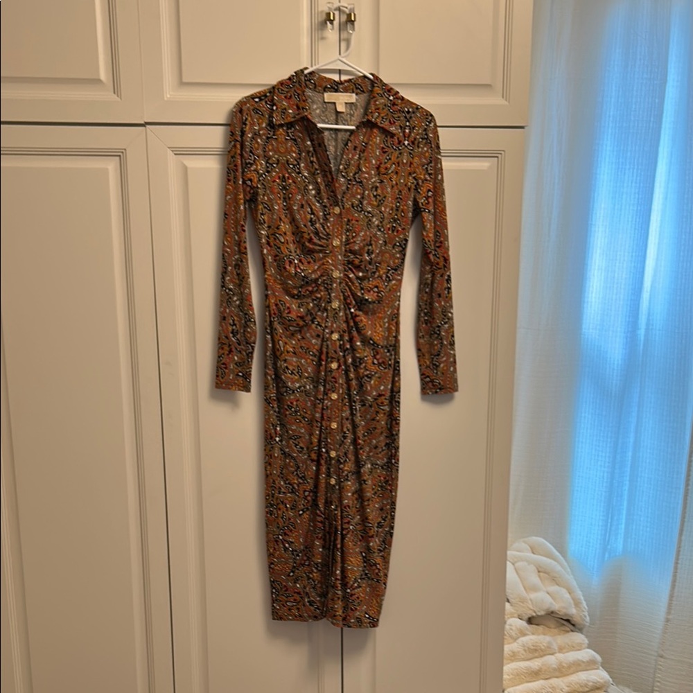 Michael Kors Midi Dress Paisley